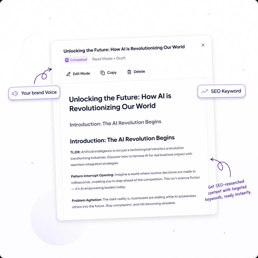 SEO content example